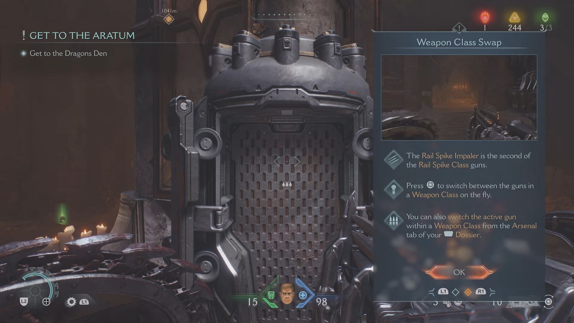 The Rail Spike Impaler is a sharpshooter (Image via Sportskeeda Gaming | Bethesda Softworks)
